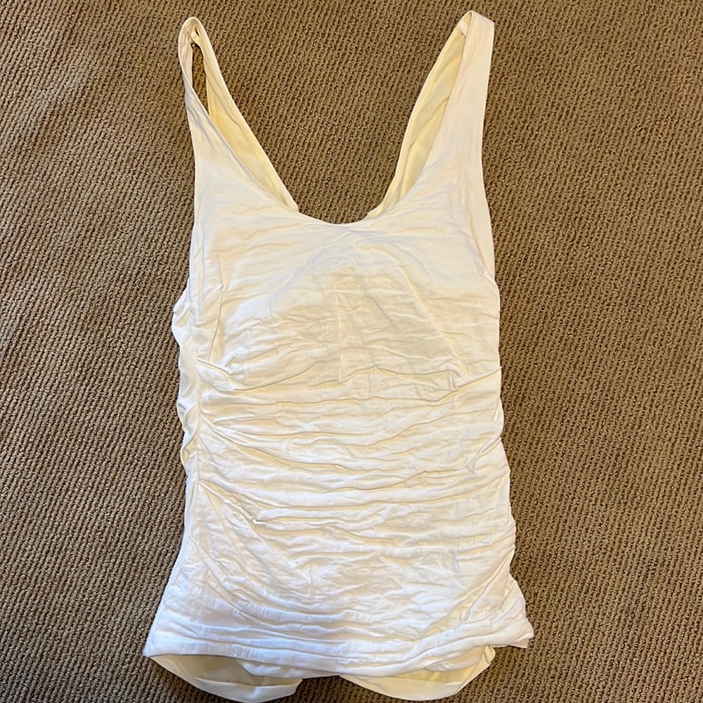 Nicole Miller tank with zipper in the back